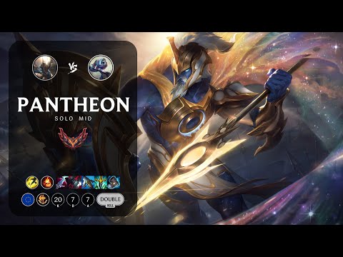 Pantheon Mid vs Fizz - EUW Grandmaster Patch 13.17