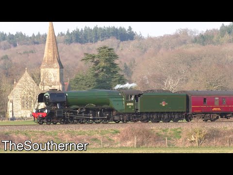 60103 "Flying Scotsman" heads to the Solent | Steam Dreams Excursion 24/03/2022