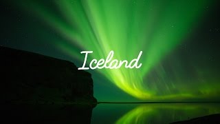 Iceland. Aerial and time lapse compilation. Southern Iceland landscapes and the northern lights.