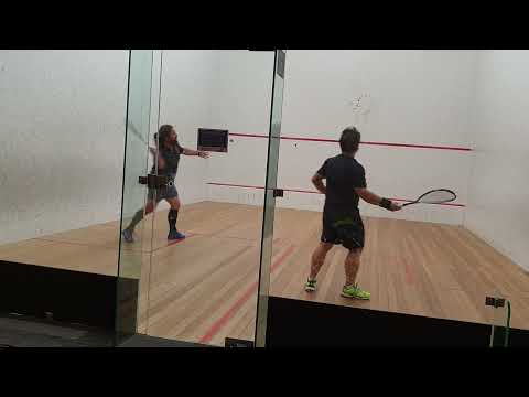 Enrico and Michael squash game