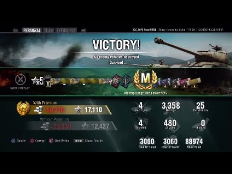 World of Tanks console T71DA , 3400 dmg, still under pressure