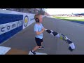 Keelan Harvick takes checkered flag for dad at Michigan