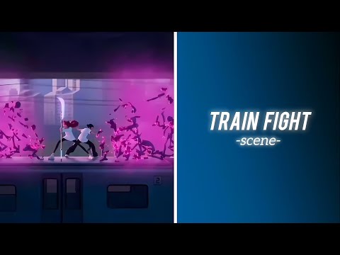 Train Fight scene FHD | Kpop Demon Hunters 