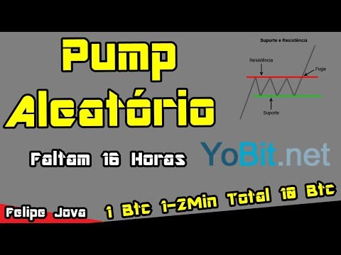 Yobit - Pump Aleatório 1 Btc 1-2 Min Total 10 Btc