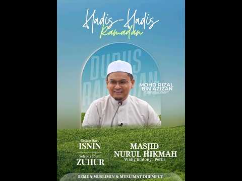(LIVE) 02-03-2026 Ustaz Rizal Azizan : Hakikat Syukur