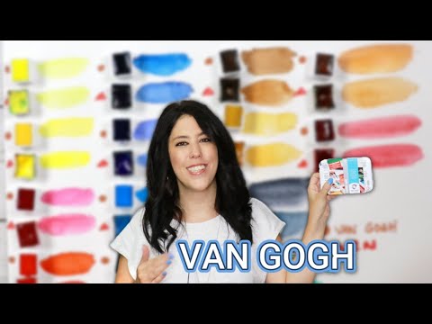 A Surprising Van Gogh Watercolor Review! - I compared it to Winsor & Newton