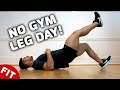 NO GYM? BEST EVER HOME LEG WORKOUT