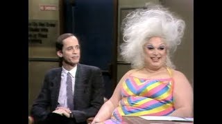 John Waters (&amp; Divine) on Late Night, Part 1 of 3: 1982