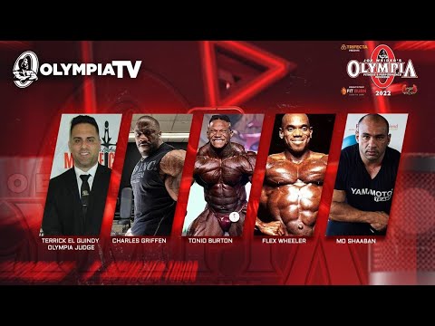 Charles Griffen, Tonio Burton, Mo Shaaban, Flex Wheeler and Terrick El Guindy.
