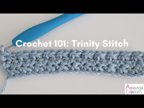 Trinity Stitch (Crochet 101 Series) | Easy Crochet Tutorial