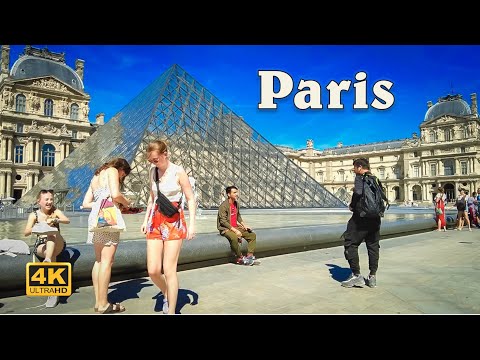 Paris Walks, Summer in Paris - July 12, 2022 - 4K UHD