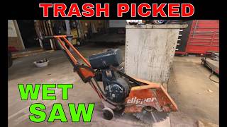 Can We Save This Neglected Vintage Concrete/Pavement Saw?