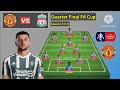 Mason Mount Is Back !! Manchester United vs Liverpool ~ Man United 4-2-1-3 With Mount FA Cup 23/24