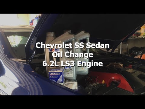 Chevy SS Sedan - 6.2L LS3 Oil Change