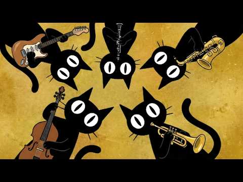 Black Cats Work Boost: Deep Bass Jazz Vibe & Cheerful Instrumental Music
