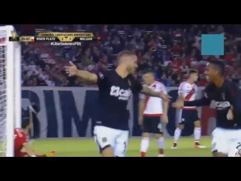 Gol de Emanuel Herrera - doblete - River Plate 2 x 2 Melgar - Copa Libertadores
