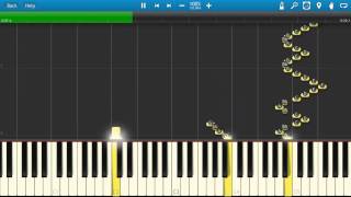 Itchy and Scratchy Theme Song - The Simpsons - Synthesia - Piano Tutorial