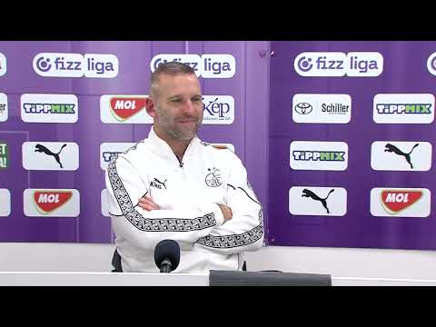 Sajtótájékoztató – Újpest FC–Puskás Akadémia FC – Fizz Liga, 20. forduló