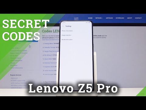 Secret Codes Lenovo Z5 Pro