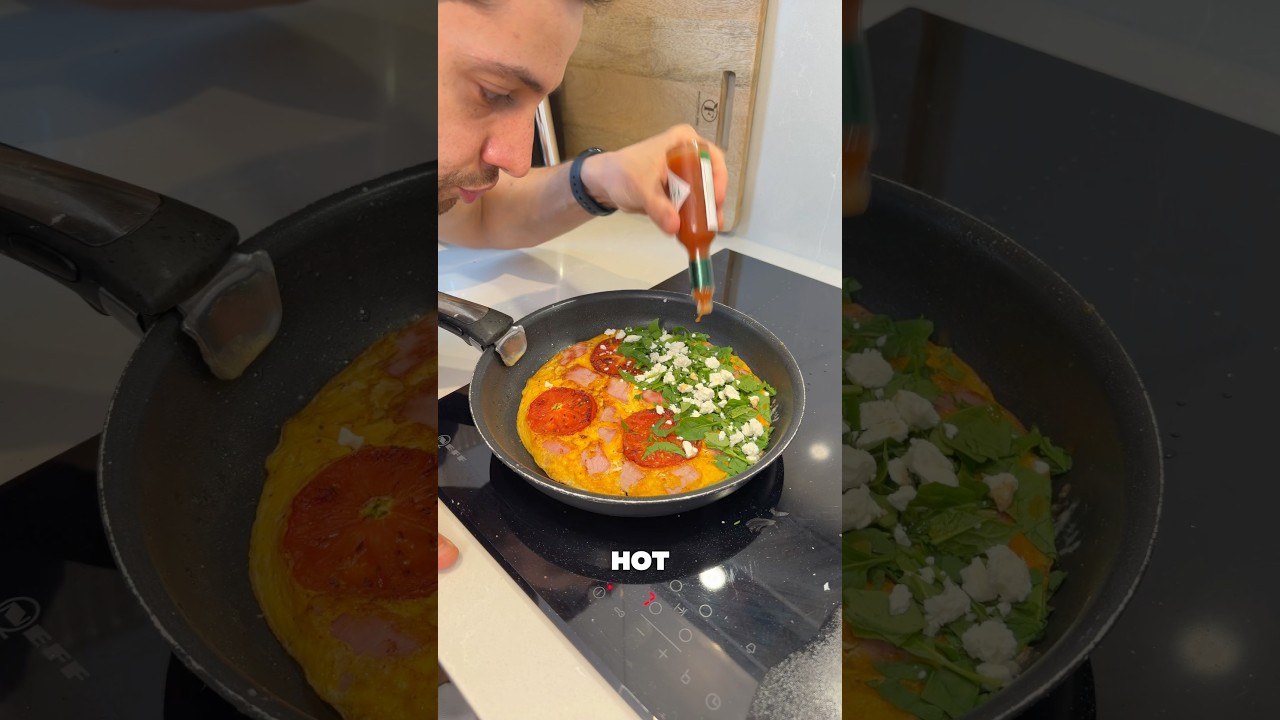 💾 Save this recipe for later HERE ⤵️✨ | 🌯 High Protein Egg Wrap