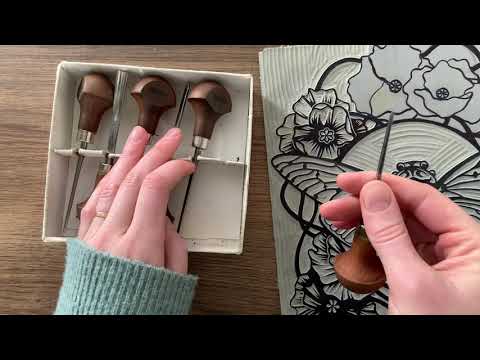 YouTube video about: How to sharpen printmaking tools?