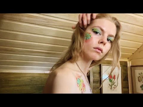 Jolie Alien transforms into a Veruschka-inspired, quarantined wood nymph