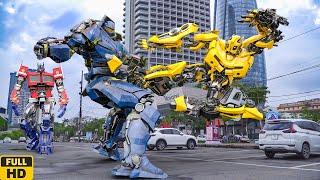 Download lagu Transformers: Optimus Prime & Bumblebee vs Pacific Rim Robot War (Movie 2023) mp3