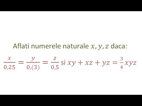Sir de rapoarte egale - Problema rezolvata (clasa a VI-a)