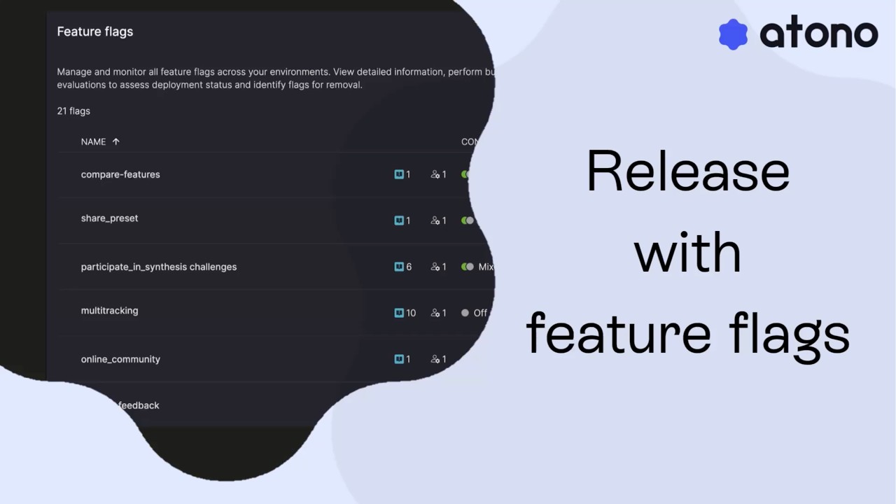 Release with feature flags
