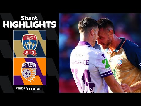 Newcastle Jets v Perth Glory - SHARK HIGHLIGHTS | Isuzu UTE A-League 2025-26 | Round 5