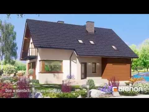 Dom w idaredach - lustrzane odbicie. Wirtualny spacer po wnętrzu.