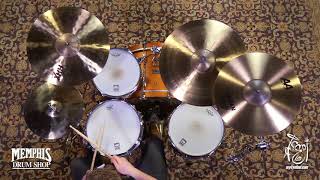 Video thumbnail for Sabian 18" AA Raw Bell Crash Cymbal - 1430g (2180772-1040618N) by Memphis Drum Shop