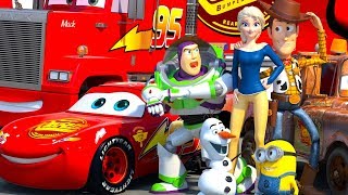 Disney Pixar CARS meet TOY STORY Lightning McQueen