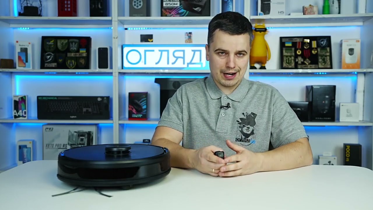 Робот-пылесос ECOVACS DEEBOT OZMO Y1 Pro White video preview