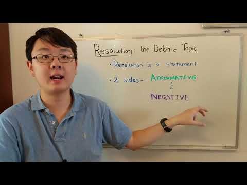 Lincoln Douglas Debate 2.2: Format of an LD Round