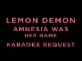 Lemon Demon Amnesia Was Her Name KARAOKE