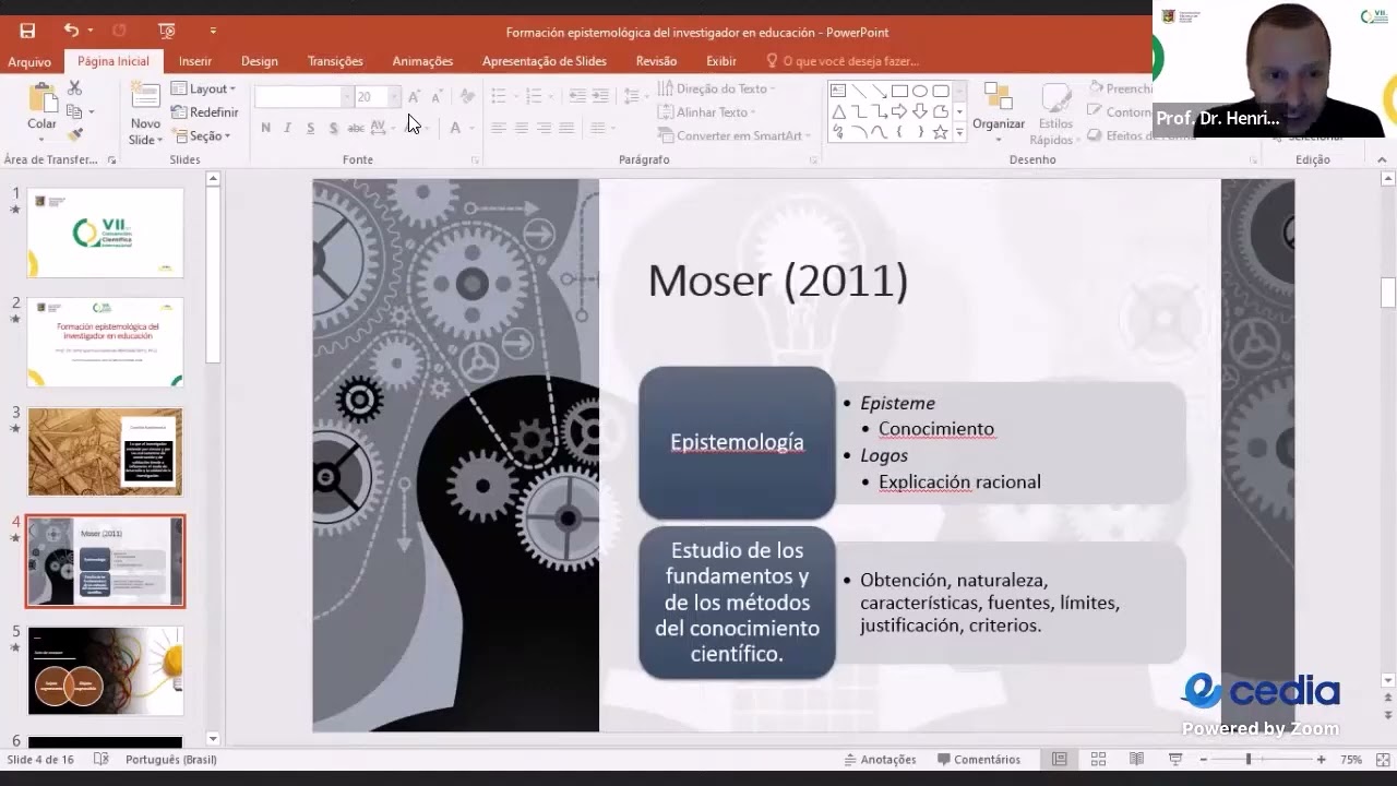 Formación epistemológica del investigador en educación