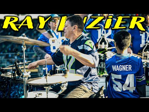 RAY LUZIER from KOЯN drumming with the Seahawks Drumline!