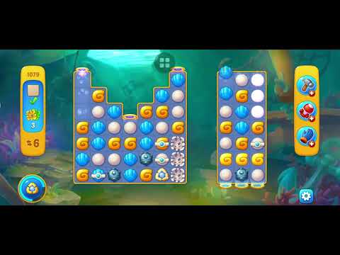 FishDom Level 1079 Complete - GamePlay  Level-1079
