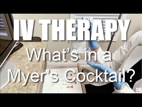 IV Therapy | What's in a Myer's Cocktail?