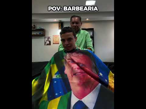 ele não gostou dessa capa KKKKKK 💈 #engraçado #humor #barbearia