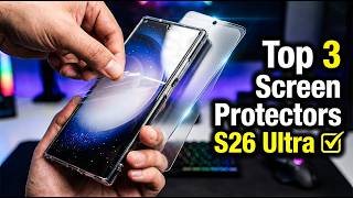 Top 3 Best Galaxy S26 Ultra Screen Protectors!✅