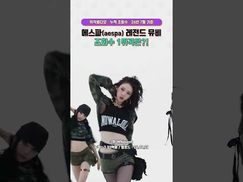 에스파(aespa) 레전드 뮤비 조회수 1위곡은?!