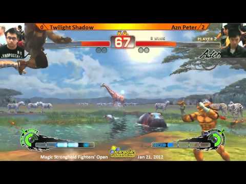 TwilightShadow vs Azn Peter (Losers Finals) - SSF4AE Singles - Magic Stronghold Fighters' Open