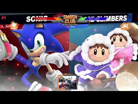Smash Club #58 - Lucastrupa (Sonic) vs GNZ (Ice Climbers) - Winners Semi Finals