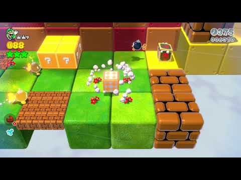 Super Mario 3D World (Switch) 9-5 Speedrun - Time: 28 (Former WR)