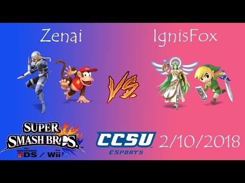 Riptide 5 Smash 4 - Zenai (Sheik, Diddy Kong) vs IgnisFox (Palutena, Toon Link)