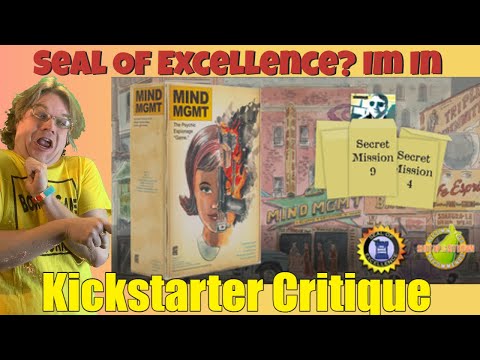MIND MGMT: Secret Missions - Kickstarter Critique Review