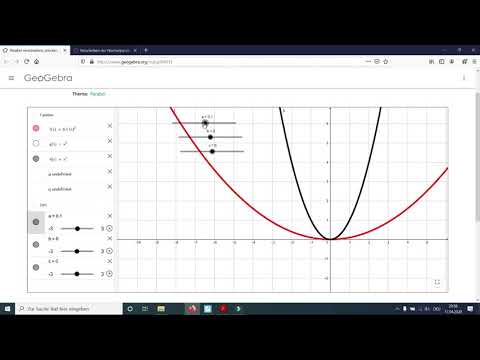 Wie kann ich die Normalparabel verschieben, strecken und spiegeln? [QF4]