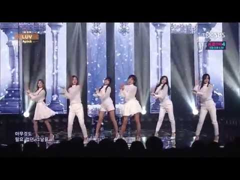 141207 에이핑크(Apink) 인기가요 LUV 1080p 60fps